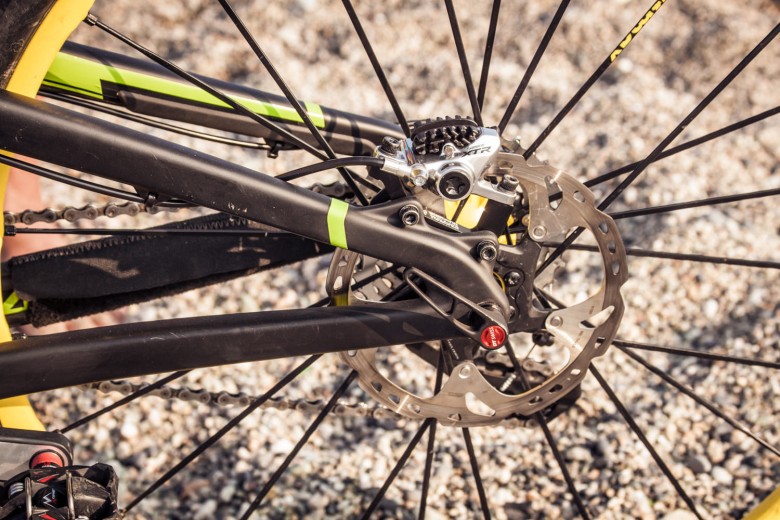Cedric trusts XTR brakes for stopping power.