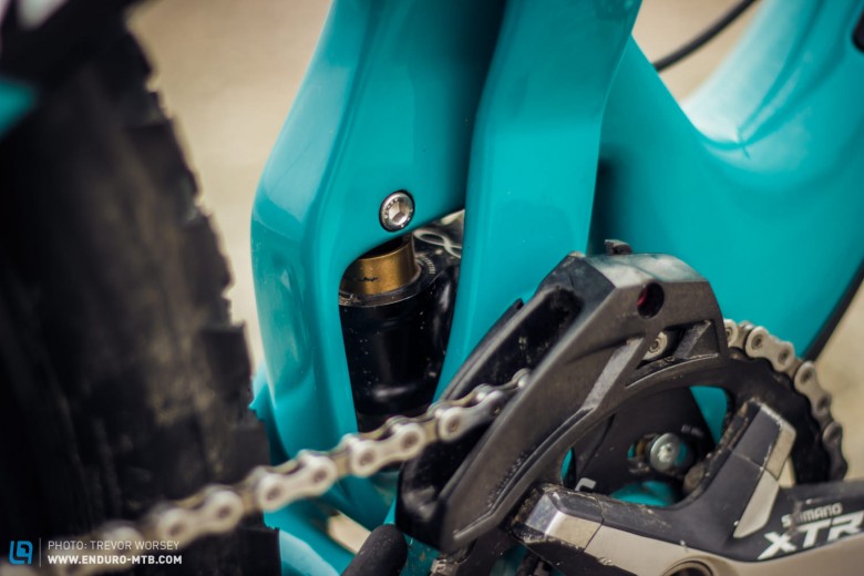 The new Switch Infinity system allows Yeti total control over the suspension action.
