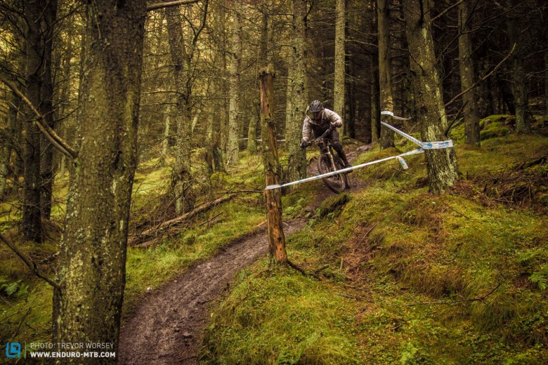 When the trails picked up the established trail centre routes, riders could go full gas