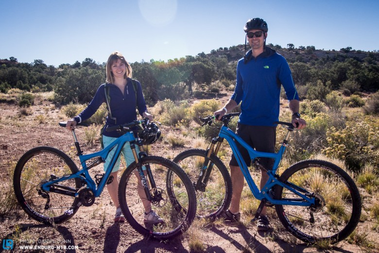 Two Ibis Ripley for Julia and her husband Greg, getting ready to shred the Mag 7 trails. 