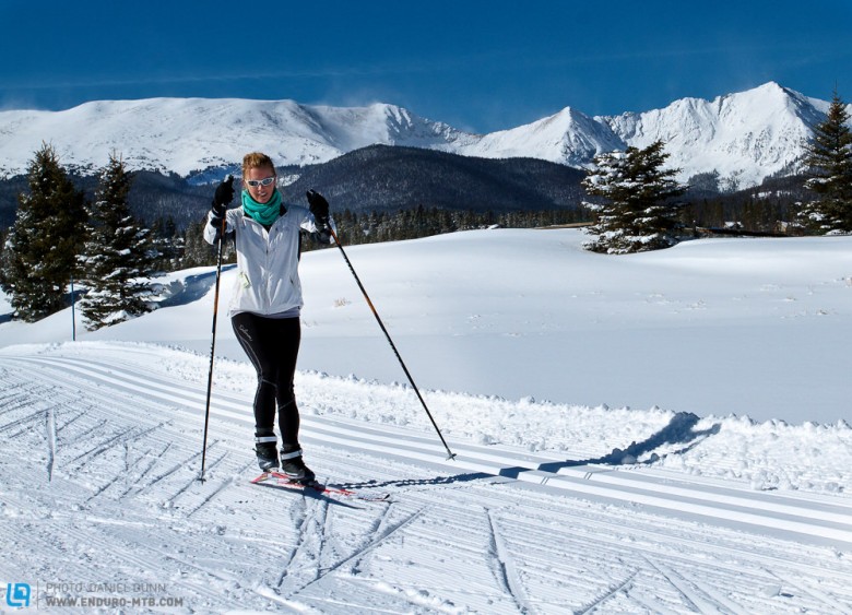 Nordic skiing might be your chosen aerobic training method in the winter. If you live at 9,600 feet, it's a great way to get outside. 