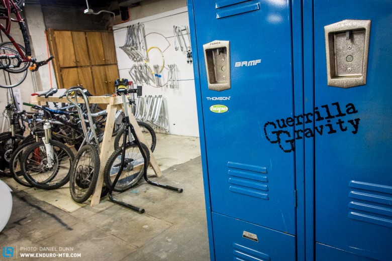Old school lockers complete the authentic feel of Ride GG. 