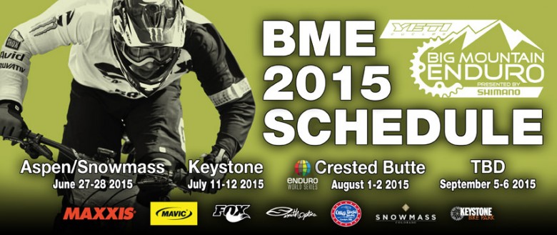 Awesome looking schedule from Big Mountain Enduro for 2015. 