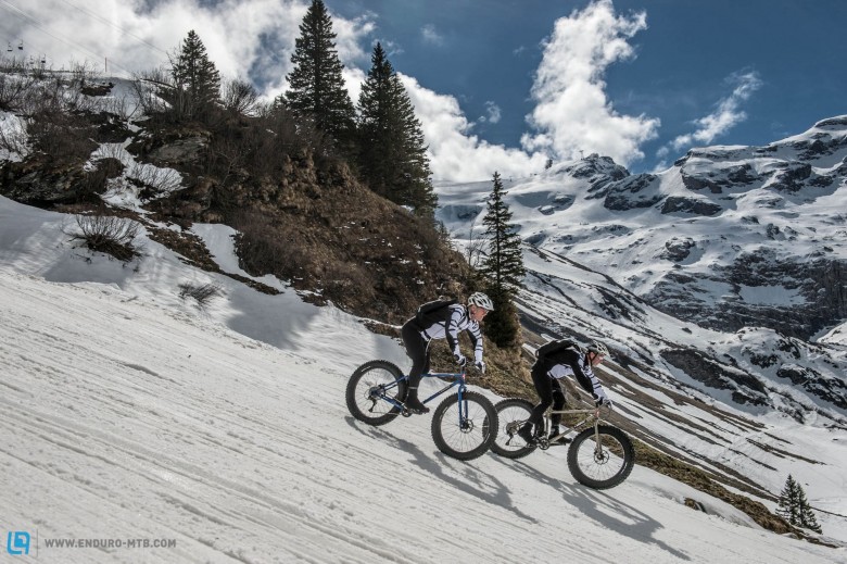 You've never had so much fun on smooth terrain until you've ridden at high speed on a ski slope!