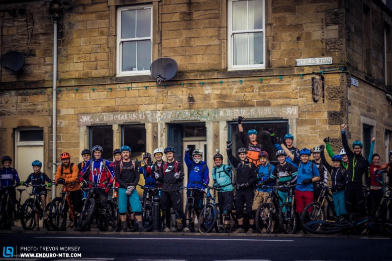 Over 30 riders turned out to get mucky
