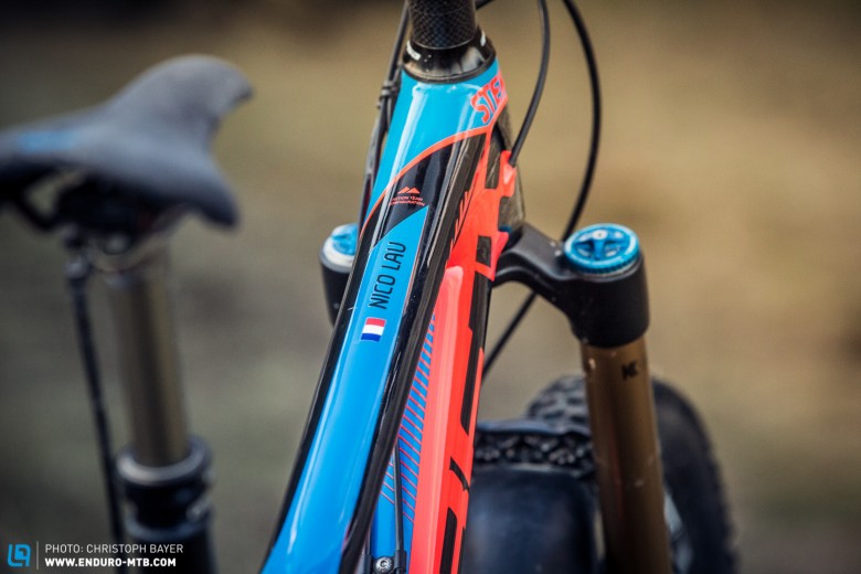 Nico Lau runs a 180 mm travel fork in his Stereo, is this the way bike design is heading?