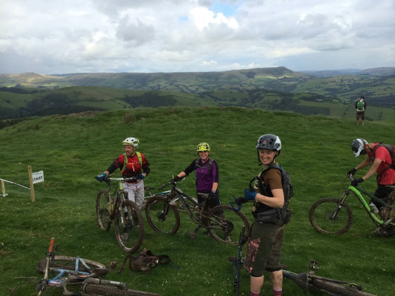 Happy, smiley enduro faces at Dyfi UKGE