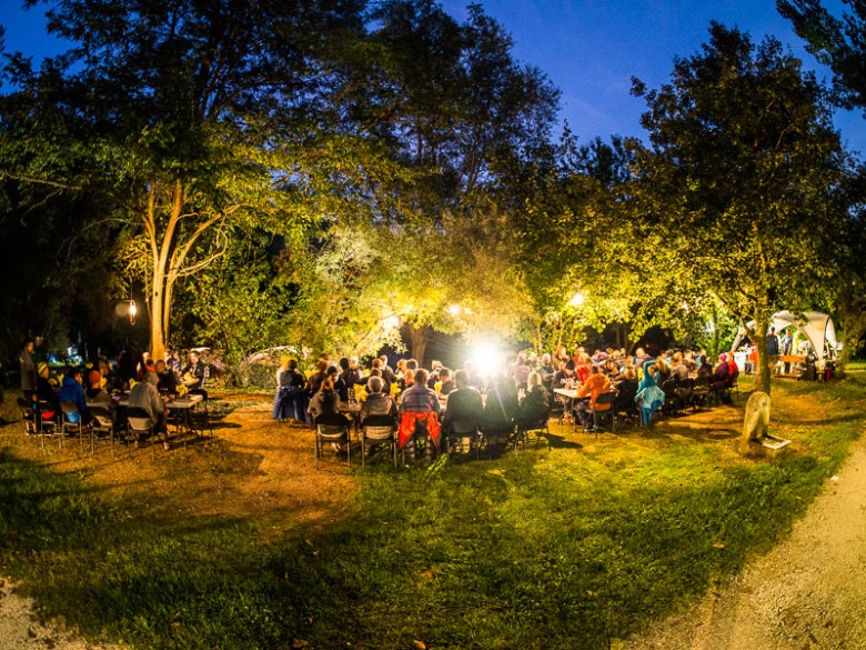 Each night dinner is provided for the riders; stories from the day are swapped, drinks are had, and introductions made between racers from all over the world.