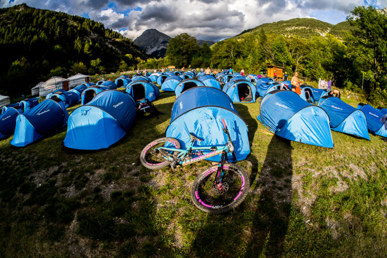 Nightly accommodations are rustic, but comfortable. After the riders are on their way, the entire camp is packed up and moved to the end of the next stage.