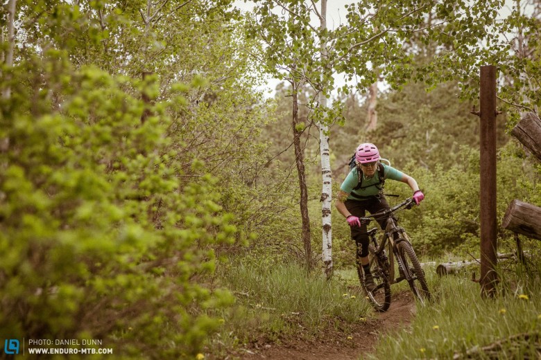 "The girls bring inspiration and a lightness to mountain biking"