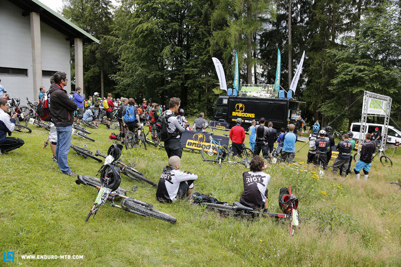 Rund 200 Teilnehmer nahmen am ersten Rennen der Enduro One Serie 2014 am Ochsenkopf teil. 