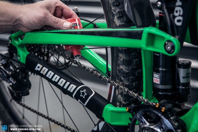 Many of us don't even take the time to lube our chain properly!
