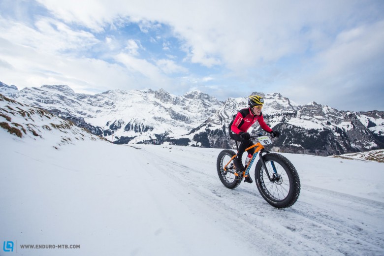 Ibon Zugasti of Spain leads the race during stage 2 and 3 of the first Snow Epic, Foto: Snow Epic / Nick Muzik