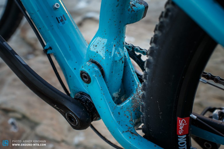 The oversized main pivot features Enduro Max bearings for durability.