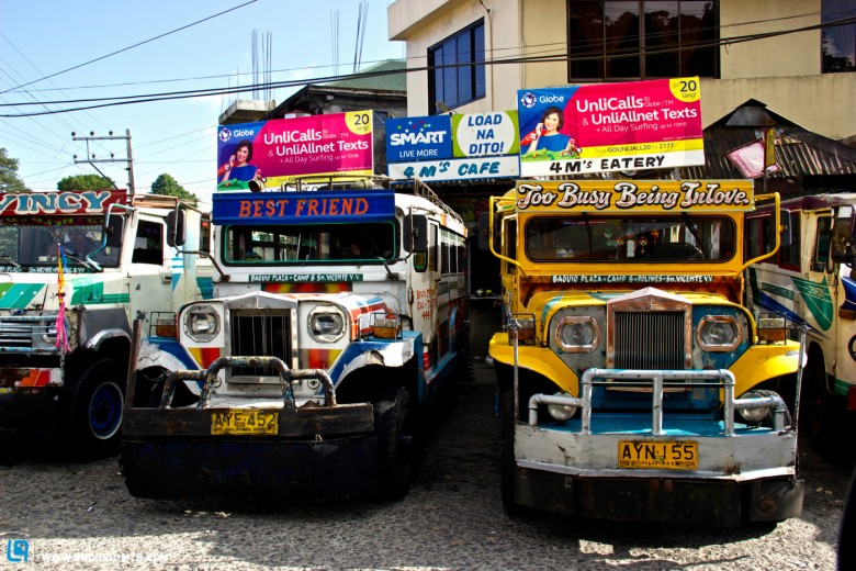 The famous jeepney, the most popular way to commute in the Philippines.