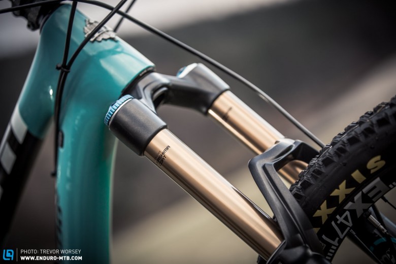 The Fox 36 fork and Fox Float X CTD w/Trail Adjust are this years 'hot' suspension setup