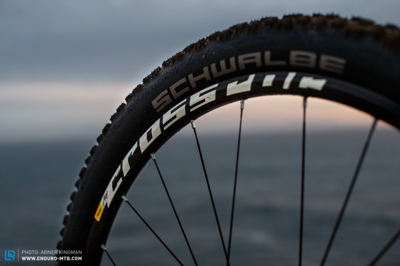 The new Schwalbe Nobby Nic's have been very impressive and will elevate the performance   of the Rift Zone.