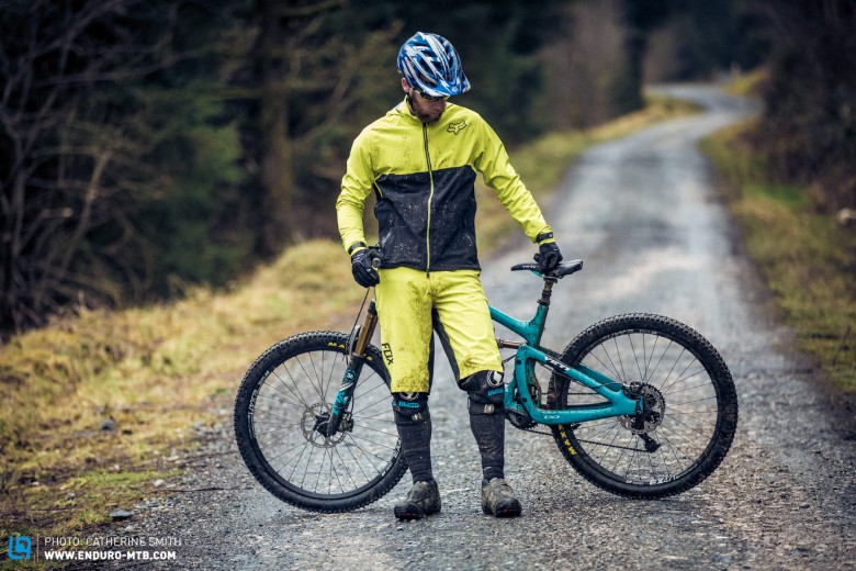 The Fox Downpour Jacket and Attack Shorts certainly stand out.
