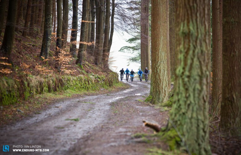 This is what the Tweed Valley is all about, intense racing with a beautiful forest backdrop