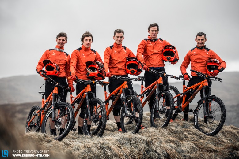 The Whyte 2015 Gravity Enduro Team are fired up and ready to rock