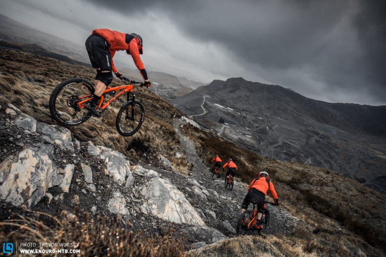 Antur Stiniog in North Wales offers the perfect terrain for the G-150 bikes
