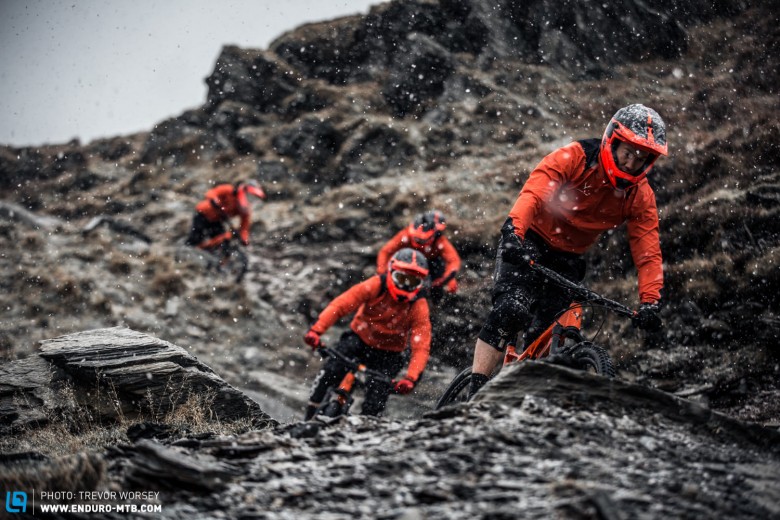 The Whyte 2015 Gravity Enduro Team have been training hard through all weathers