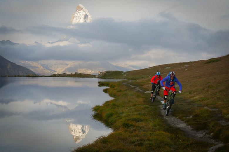 Keine Zermatt­Geschichte wäre komplett ohne den obligatorischen Matterhorn­Spiegelungs­Shot.