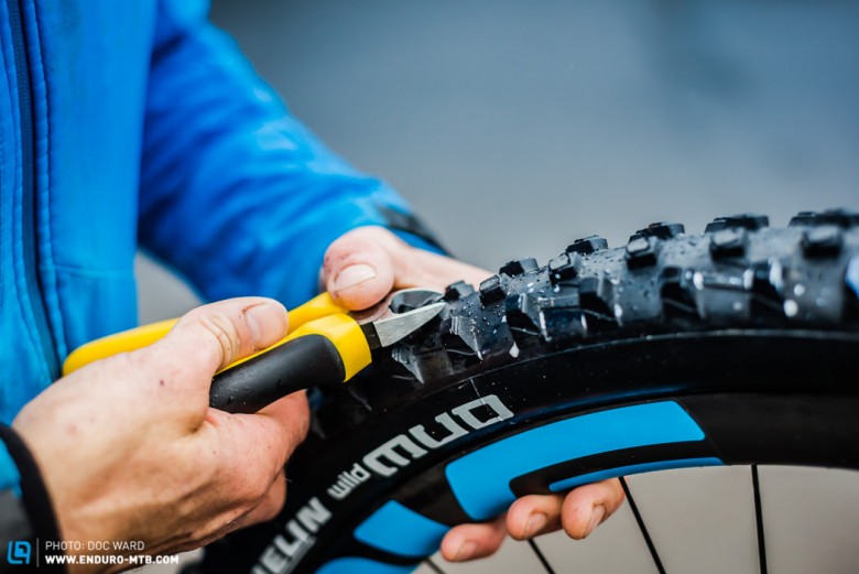 Tyre cutting for ultimate grip.