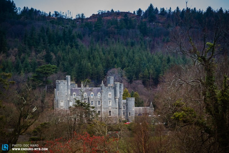 Castlewellan Castle dominates the park