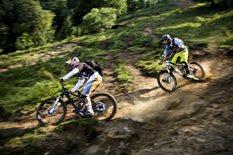 Guido Tschugg and Andi Wittmann in Solang Valley 2013