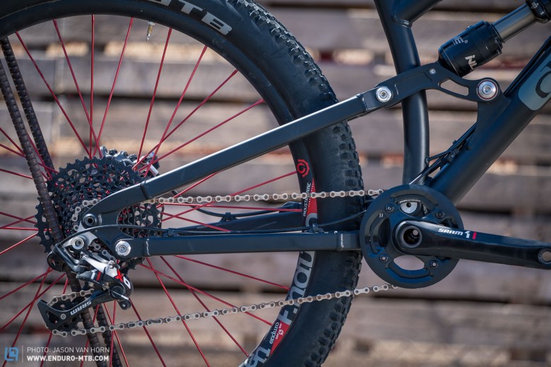 The bike can also be built with 27.5+ wheels.