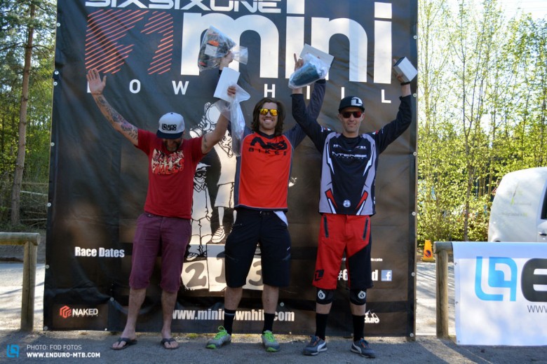 There's me pretending to be Coop in the Elite podium!