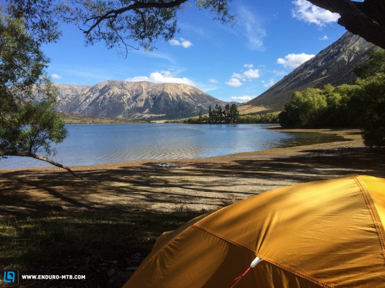 Different day and another different and stunning lakeside camp spot - here in Craigieburn near Arthurs Pass