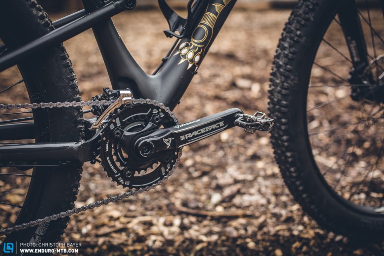 The 2×10 drivetrain should see you up long climbs, despite being laden down with gear. 