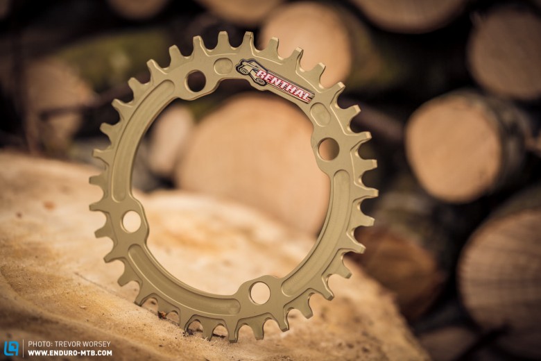 The new 1XR chainring offers improved durability and mud clearing