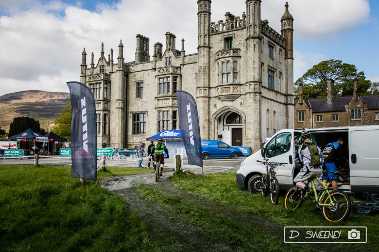 "The main castle is a Tudor-Revival mansion built around 1836. Who said mountain bikers knew nothing about history…"
