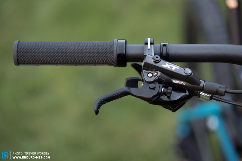 The Shimano brakes are tried and tested, but are a little grabby