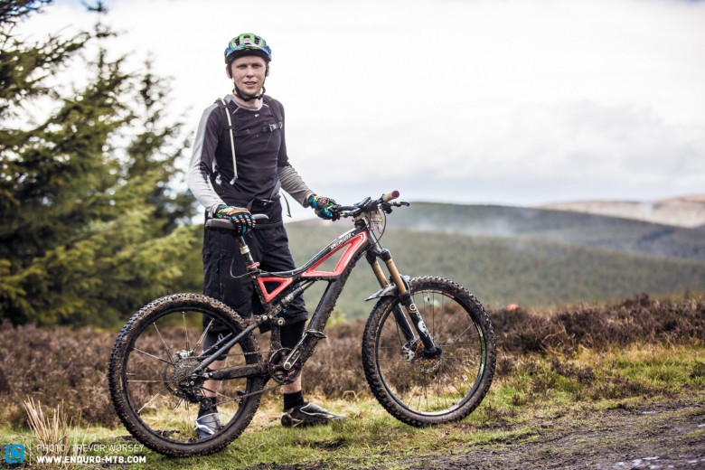Ronald Kiley was running the tried and tested Specialized Enduro