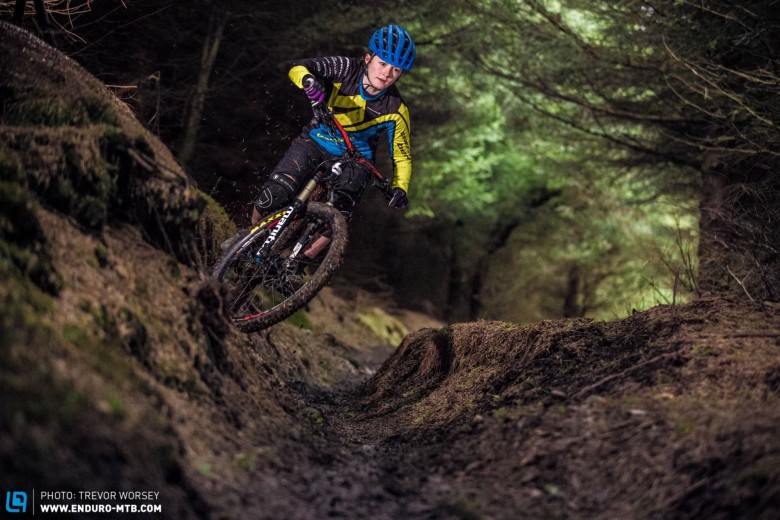 ..and local hero Katy Winton threads down some Glentress gold