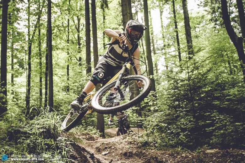 Bike park glory. A true flowing trail which provided ample amounts of opportunities to try out absolutely everything.