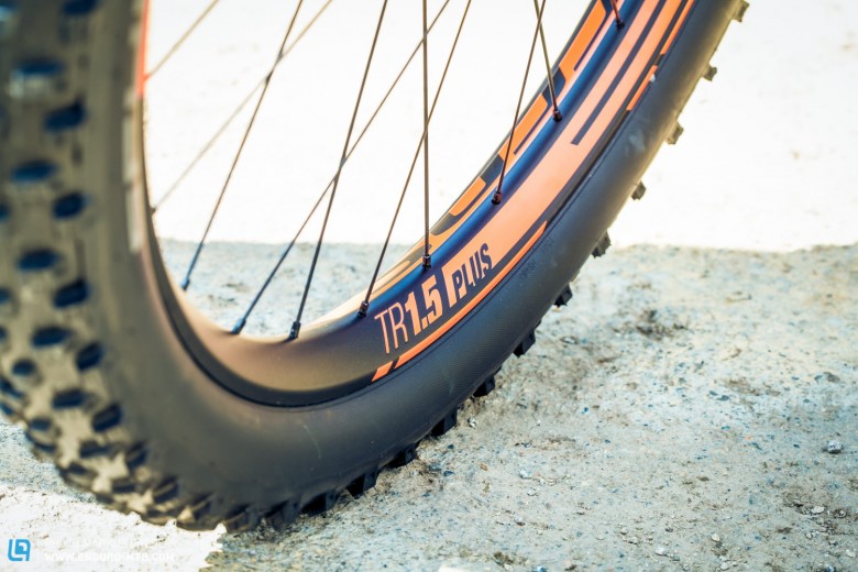 Bei der Entwicklung des Bikes hat SCOTT eng mit Schwalbe und DT Swiss zusammengearbeitet und sich auf eine optimale Reifenbreite von 2.8" geeinigt. 