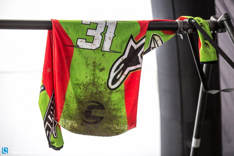 Many riders changed their kit between stages Three and Four, nobody liked claggy jerseys