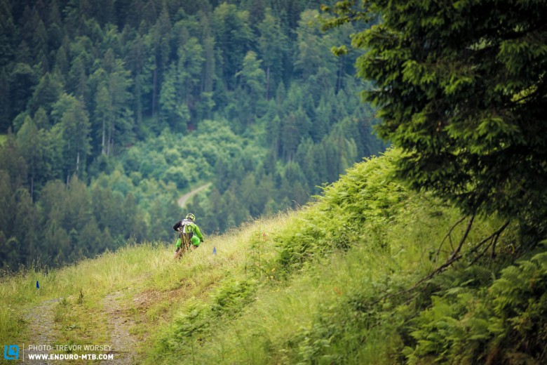 Stage Two was the famous Gaisbergtrail, the downhill section of the Austrian Downhill Masters in 2014 