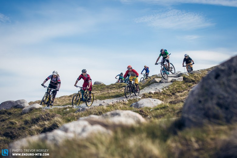 Ten riders made up the test team, from seasoned World Cup downhillers to experienced testers