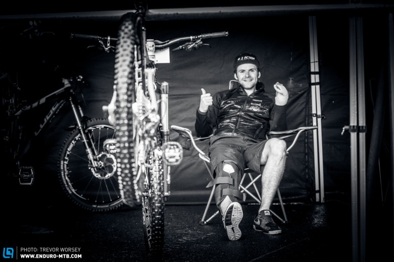 Greg was forced to sit out the European Enduro Series European Champs