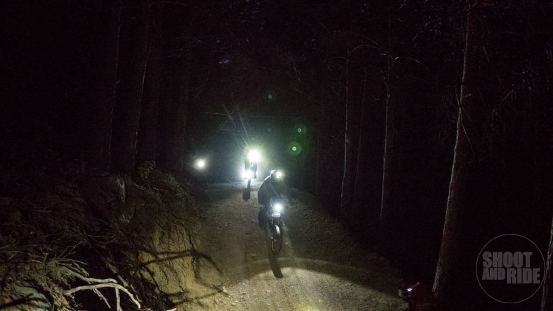 A 'special/fun' night ride took place on the Saturday...