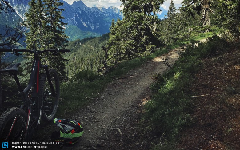 The bike is completely at home on singletrack, but how it handles the demands of the up’s and extreme downs of the Austrian mountain will be discovered and documented during the course of this test.