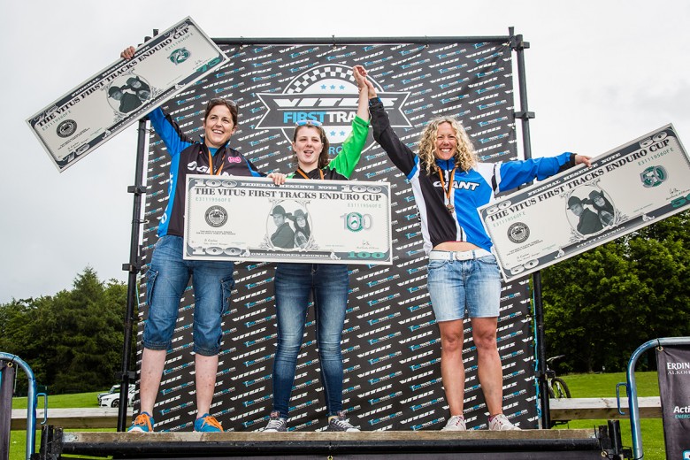 Leah Maunsell, Orla McClean and Sophie Bagnall took to the podium for the Women.