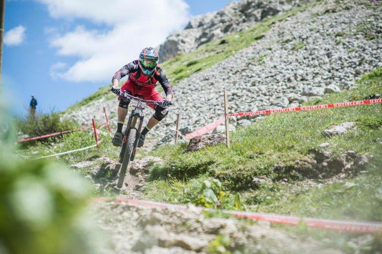 Alex gritted his teeth and fought through all the specials at the Italian Enduro Championship race in Canazei, Trentino.