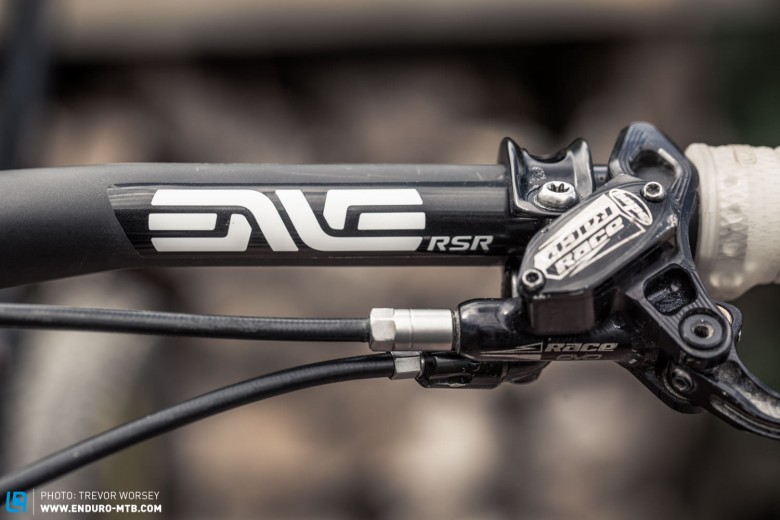 We paired the stem with the new ENVE RSR bar for testing